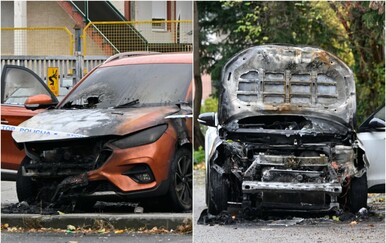 FOTO Tijekom noći gorjela dva automobila na Jankomiru