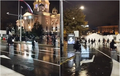 VIDEO Kaos u Ćacilendu: Međusobno se potukli Vučićevi pristaše, intervenirala policija