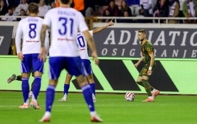 Pogledajte prekršaj za drugi žuti Jurpišića na Poljudu: Hajduk je od 65. imao igrača više