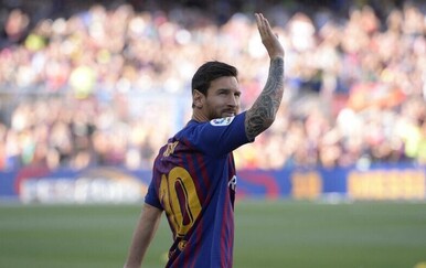 FOTO Messi opet na Camp Nouu: Poslao poruku i oduševio navijače Barcelone