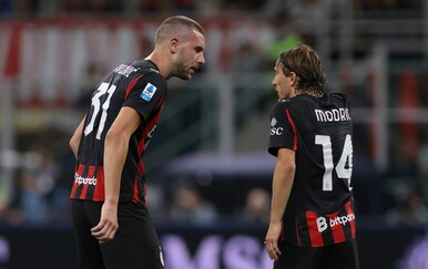 Strahinja Pavlović i Luka Modrić