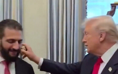 Trump i Ahmed al‑Sharaa