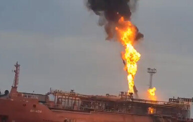 Rusija pogodila tanker na Dunavu