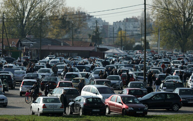 Sajam automobila, ilustracija