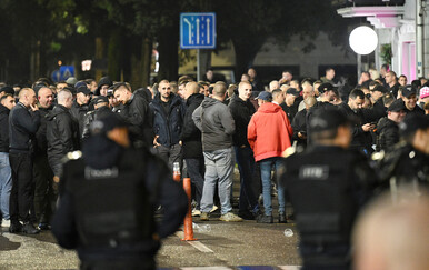 Hrvatski navijači u Podgorici: Jake mjere osiguranja na ulicama