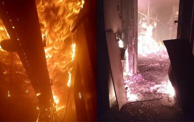 Požar unutar zgrade Vjesnika