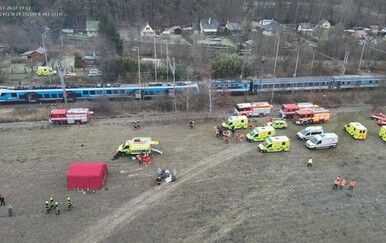 Sudar vlakova u Češkoj