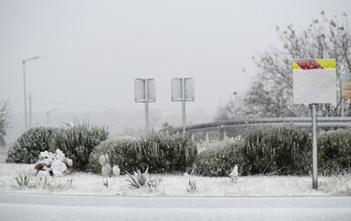 Snijeg u unutrašnjosti Dalmacije