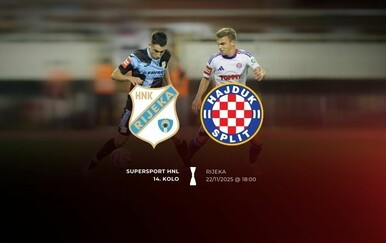 UŽIVO Rijeka - Hajduk: Livaja na klupi Splićana, Riječani u zadnji čas ostali bez važnog aduta