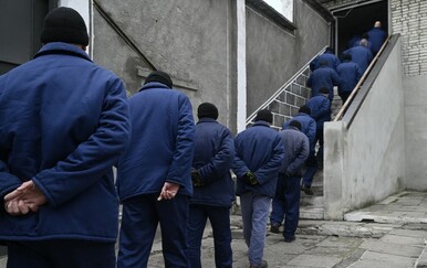 Ruski ratni zarobljenici u pritvorskom centru