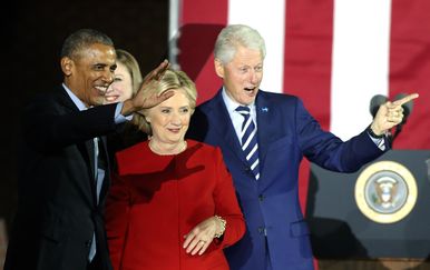 Barack Obama, Hillary i Bill Clinton (Foto: AFP)