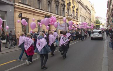 Povorka na Danu ružičaste vrpce (Foto: Dnevnik.hr)