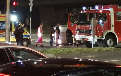 Prometna nesreća u Zagrebu (Foto: Dnevnik.hr)