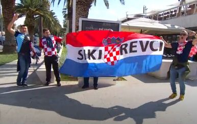 Hrvatski navijači u Splitu