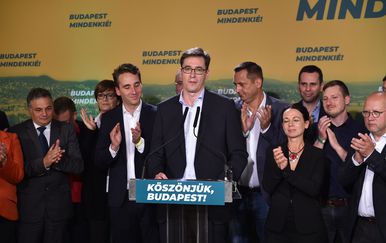 Novi gradonačelnik Budimpešte Gergely Karacsony (Foto: Attila KISBENEDEK / AFP)