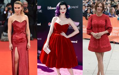 Scarlett Johansson, Katy Perry i Julia Roberts u crvenim haljinama koje ženama škorpionima odlično pristaju