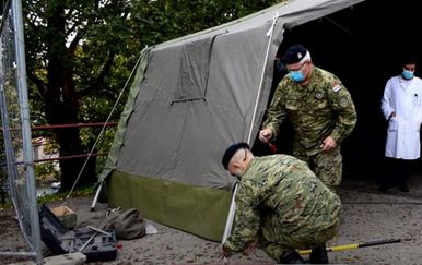 Koronavirus u RH: Vojska postavlja šatore - 2