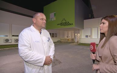 Josip Kolodziej, ravnatelj Opće bolnice Nova Gradiška, i Valentina Baus