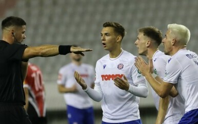 Dario Melnjak na utakmici protiv Lokomotive