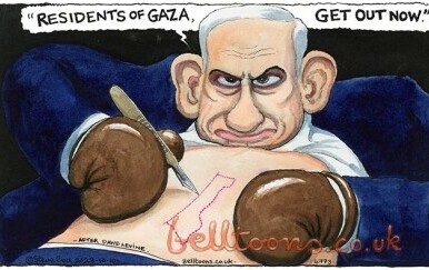 Karikatura izraelskog premijera