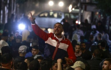 Protest Palestinaca iz Ramallaha zbog napada na bolnicu - 1