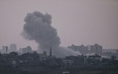 Pogled iz Sderota na Gazu