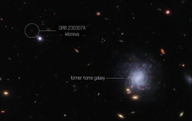Kilonova i galaksija u kojoj se nalazi