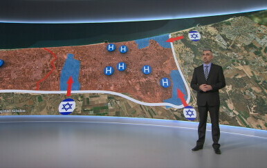 Mjesta prodora izraelske vojske u Gazu