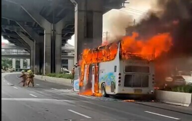 Požar autobusa u Tajlandu