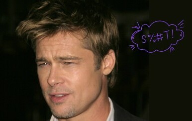 Brad Pitt i grafika psovke