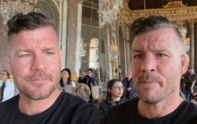 Michael Bisping, sportski komentator, analitičar, glumac i bivši UFC-ov borac kako šeta dvorcem