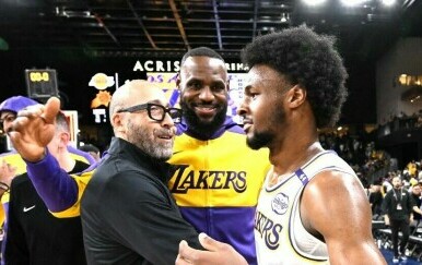 LeBron James i njegov sin Bronny