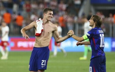 Luka Sučić i Luka Modrić