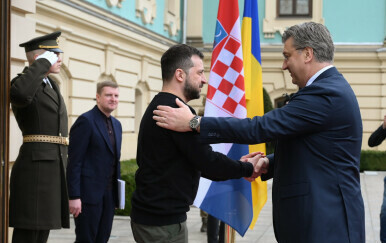 Volodimir Zelenski i Andrej Plenković