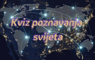 Karta svijeta i naziv kviza