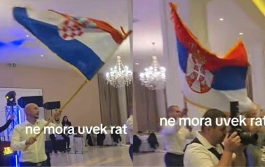 Hrvatska i srpska zastava