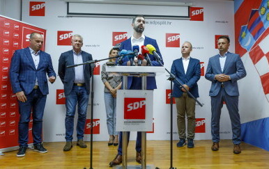 Predstavljanje SDP-ova kandidata za gradonačelnika Splita