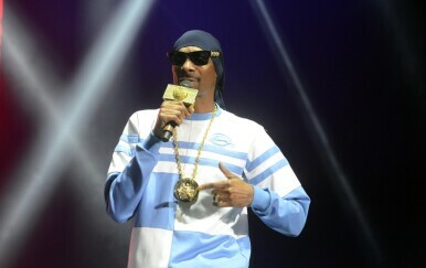 Reper Snoop Dogg na koncertu