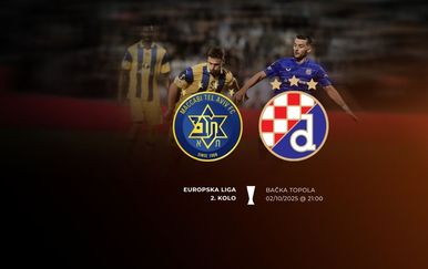 UŽIVO Dinamo napravio ekspresan preokret u Srbiji: Modri vode 2:1 protiv Maccabija