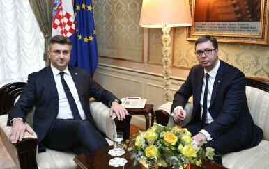 Andrej Plenković i Aleksandar Vučić