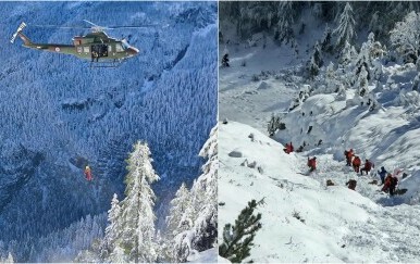 Potraga za hrvatskim planinarima u Sloveniji koje je zatrpala lavina