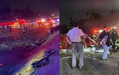 Medicinski helikopter srušio se na autocestu: Troje teško ozlijeđenih