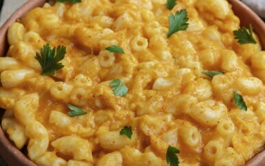 Makaroni sa sirom i butternut tikvom recept