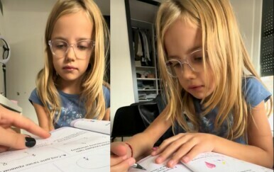 Djevojčica je sve podsjetila na njihove muke s učenjem matematike u osnovnoj školi