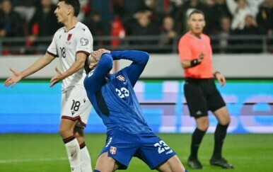 Hladan tuš za Srbiju! Albanac zabio u nadoknadi, proslavom razbjesnio cijeli stadion!