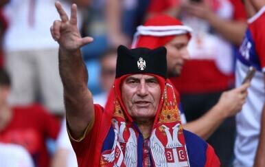 Pogledajte reakciju navijača Srbije nakon što su im Albanci zabili gol: Slavio i igrač Dinama
