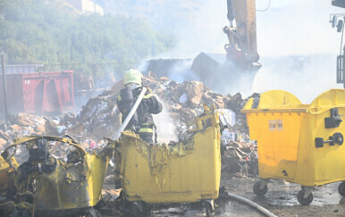 Požar u podružnici Čistoće