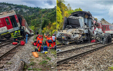 Sudar vlakova u Slovačkoj