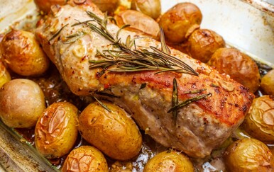 Zapečeni lungić s krumpirom recept