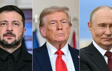 Volodimir Zelenski, Donald Trump, Vladimir Putin